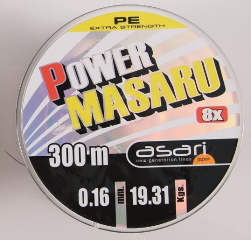 ASARI MASURU Light Colors 8X - 300m - 0.18mm - 50 LBS - Fil Pêche