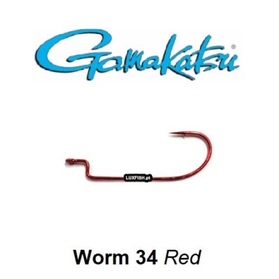 GAMAKATSU Worm 34 Red